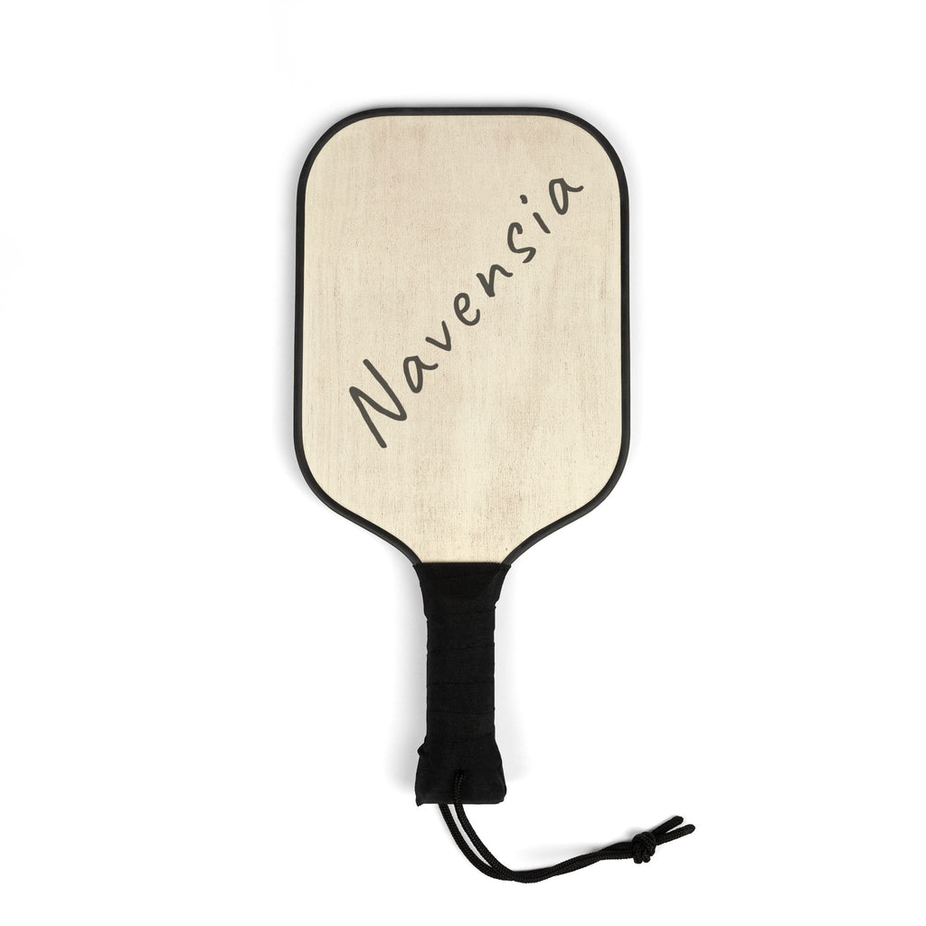Personalized Pickleball Paddle Set – 'Navensia' Lightweight Wooden Kit with Balls