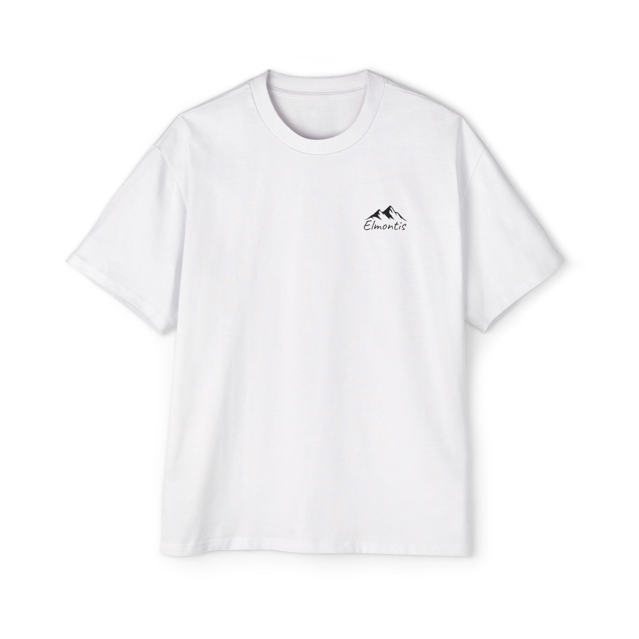 Men's Oversized Tee — Minimal Logo Chest Shirt