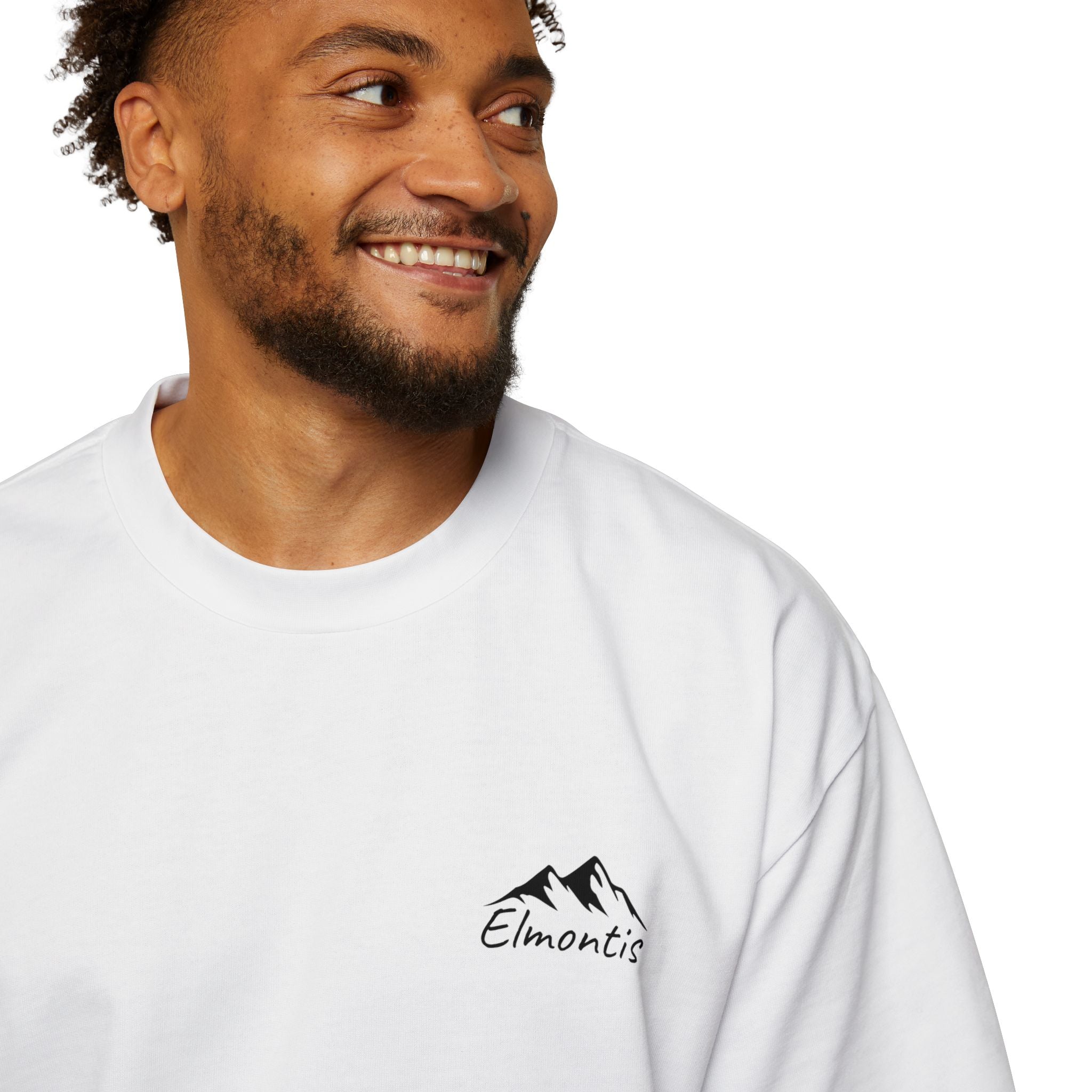Men's Oversized Tee — Minimal Logo Chest Shirt