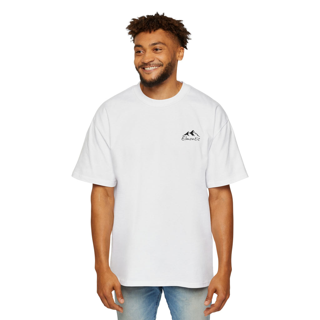 Men's Oversized Tee — Minimal Logo Chest Shirt